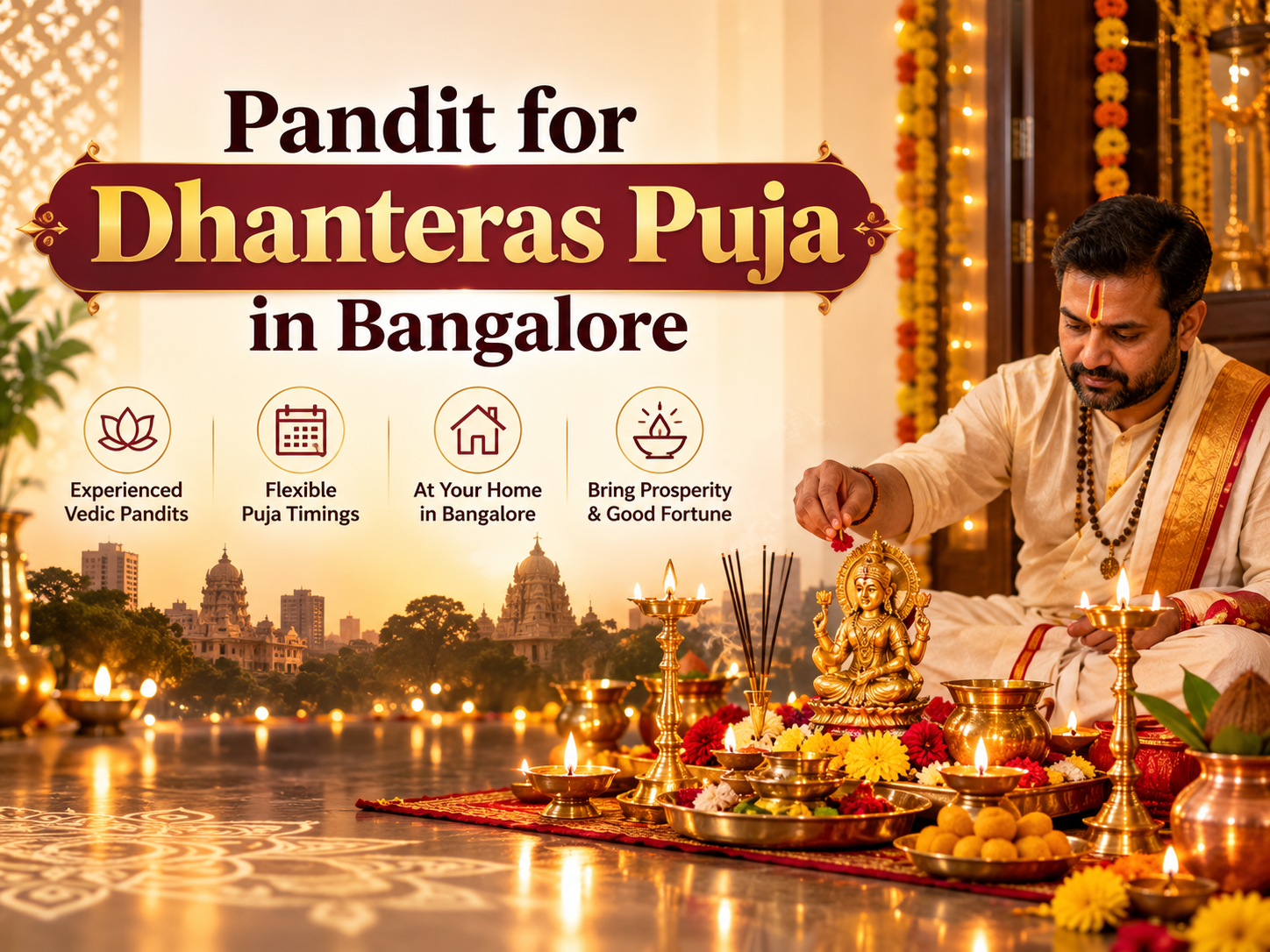 Pandit for Dhanteras Puja in Bangalore